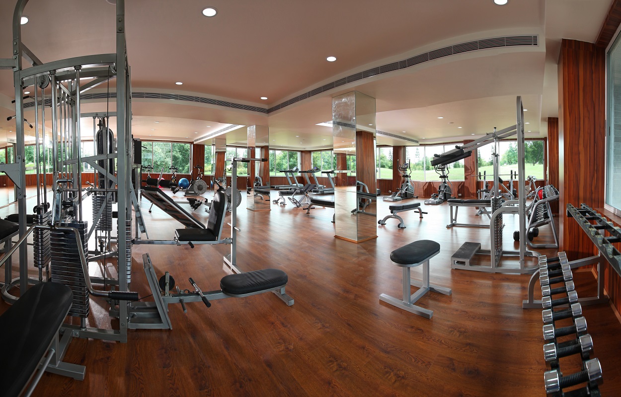 The well equipped Gym
